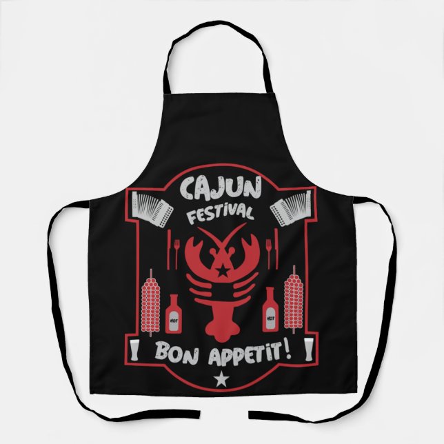 Delantal Impresionante Apron Cajun Cook (Anverso)