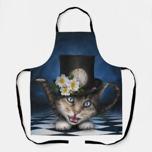 Delantal Impresionante diseño caprichoso para gato de odio 