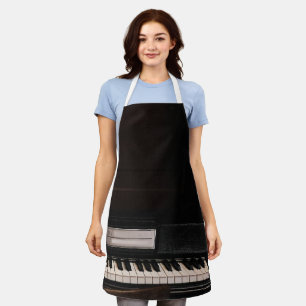 Delantal Impresionante diseño de piano