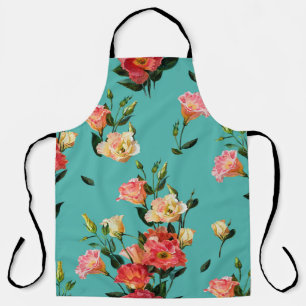 Delantal Impresionante estampado floral al estilo victorian