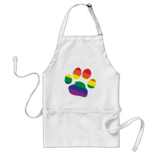 Delantal Impresiones de la pintura del orgullo gay