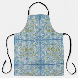 Delantal Impresiones estilo William Morris y Wilhelmina