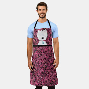 Delantal Impresiones Floral Westie Apron