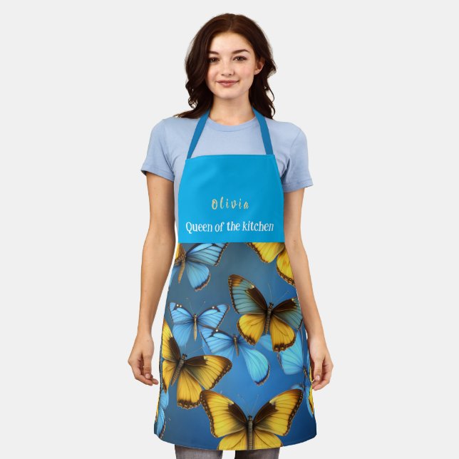 Delantal Impreso Personalizado. Ropa de Cocina con (Gastado)