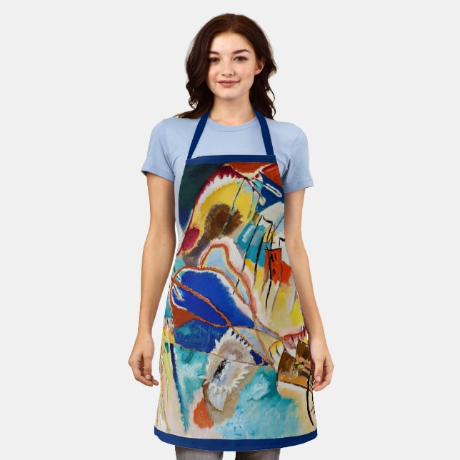 Delantal Improvisación 30 (Cannones) por Wassily Kandinsky (Gastado)