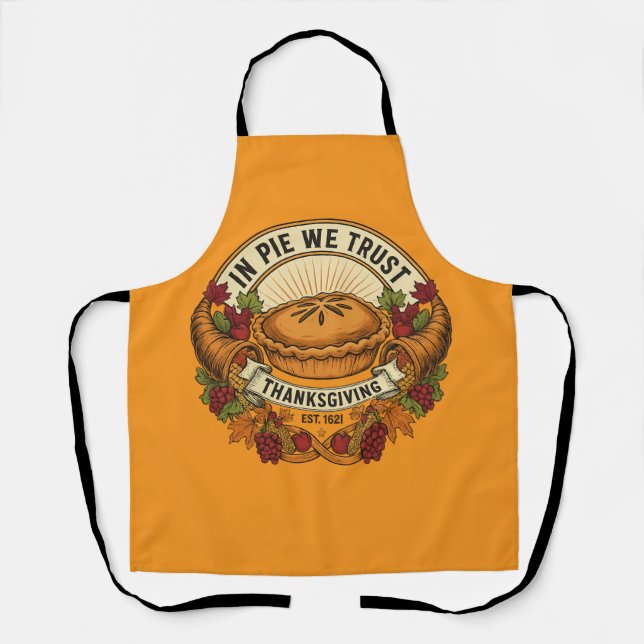 Delantal In Pie We Trust Apron (Anverso)