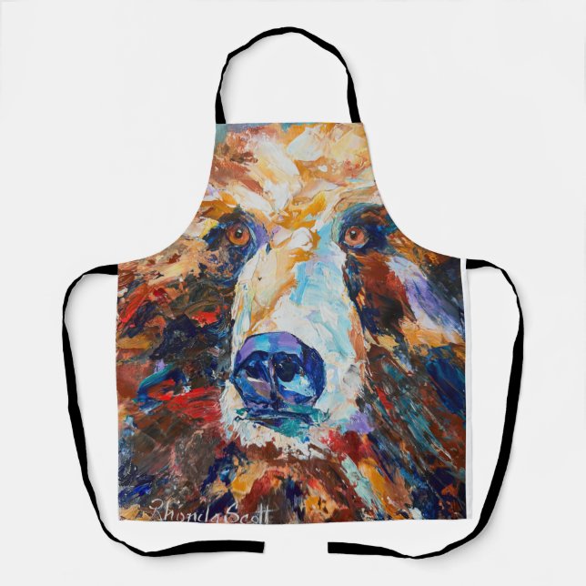 Delantal In the Bear's Gaze Apron (Anverso)