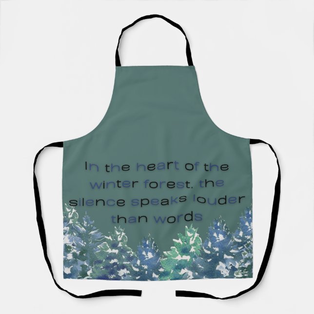 Delantal In The Heart Of The Winter Forest  (Anverso)