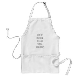 Delantal Incluso En El Apron Estándar De Amistad