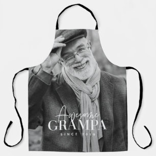 Delantal Increíble Grampa desde 20XX Sencilla Foto Elegante