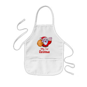 Delantal Infantil 1.ᵉʳ Navidad Apron