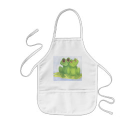 Delantal Infantil Adorable Frog Lovers