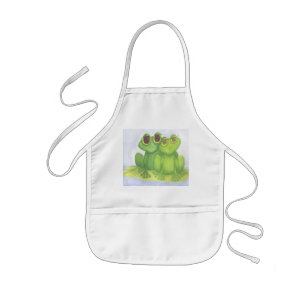 Delantal Infantil Adorable Frog Lovers