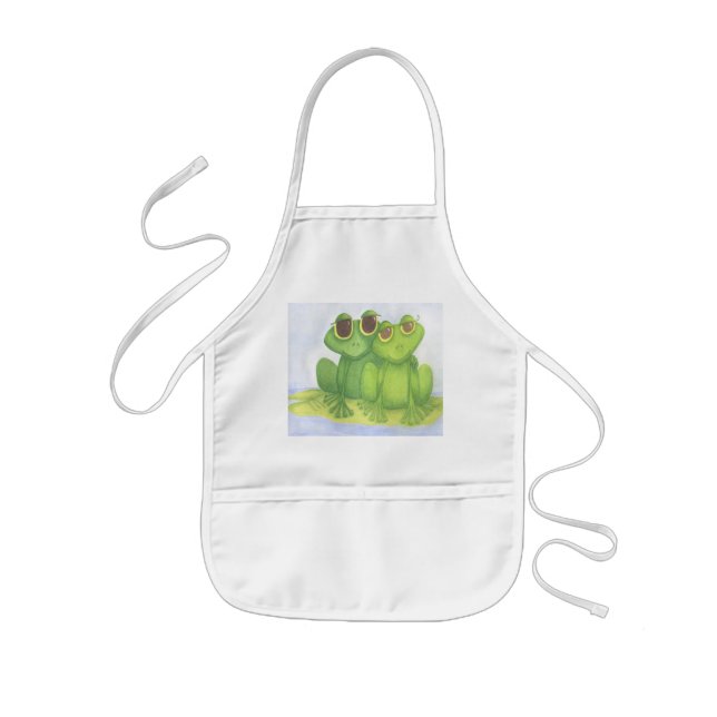 Delantal Infantil Adorable Frog Lovers (Frente)