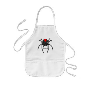 Delantal Infantil Alarmante ilustracion personalizado de araña de vi