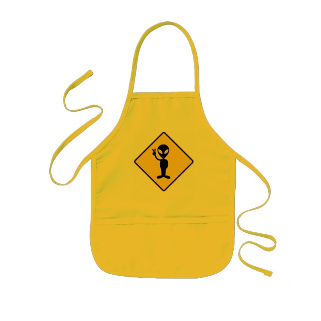 Delantal Infantil Alien Warning Apron (Frente)