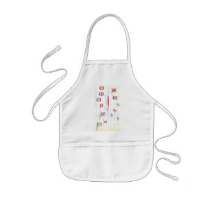 Delantal Infantil Alphabet Apron
