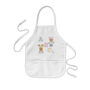 Delantal Infantil Alphabet Fun Teddy Bears