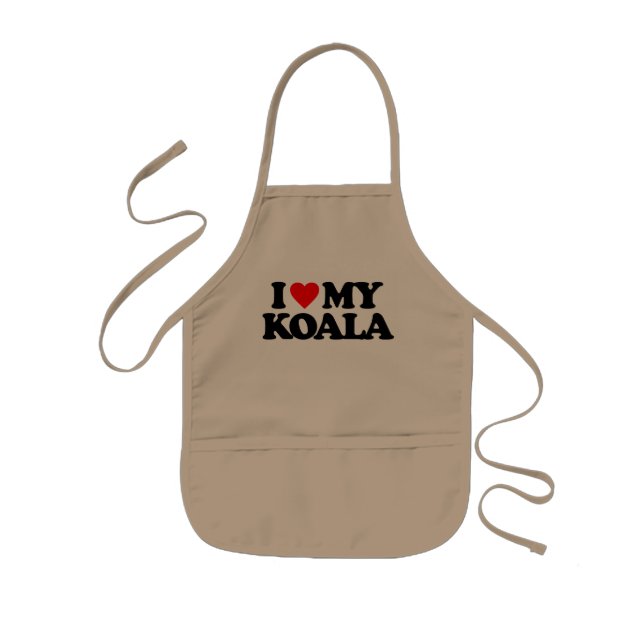 DELANTAL INFANTIL AMO MI KOALA (Frente)