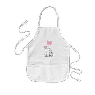 Delantal Infantil Amor elefante