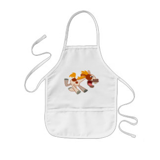 Delantal Infantil Animado Personalizado Pinto Horse Apron