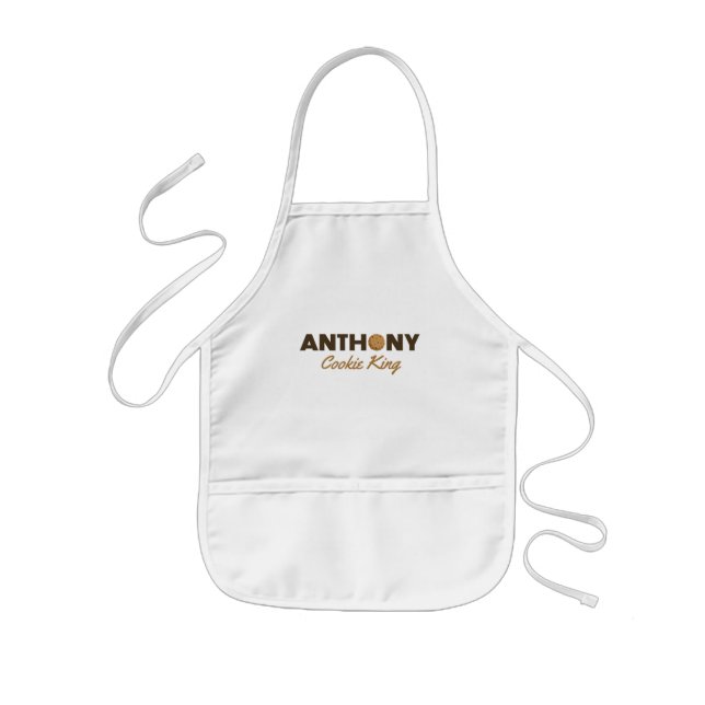 Delantal Infantil Anthony cookie King (Frente)