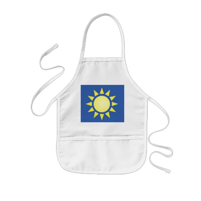 Delantal Infantil Apron amarillo (Frente)