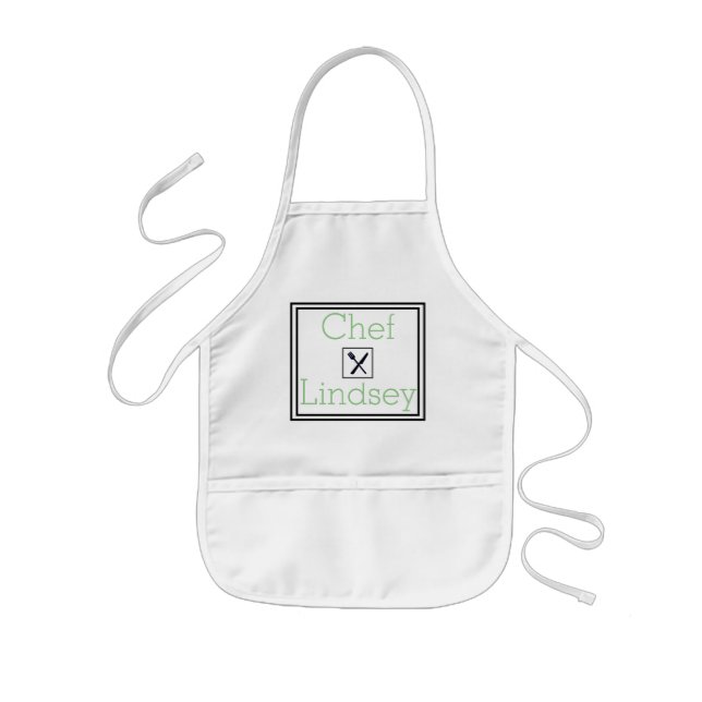 Delantal Infantil APRON apron DE KID PERSONALIZADO (Frente)