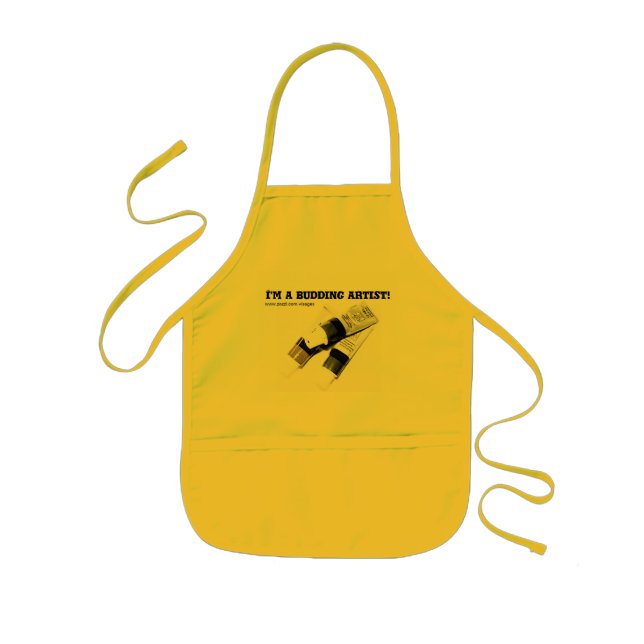 Delantal Infantil Apron, artista infantil (Frente)