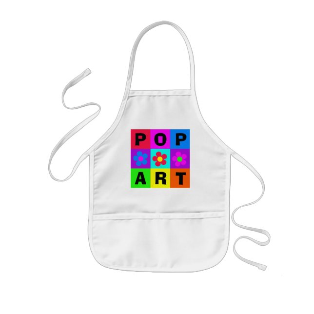 Delantal Infantil Apron artístico "Pop Art" para niños (Frente)