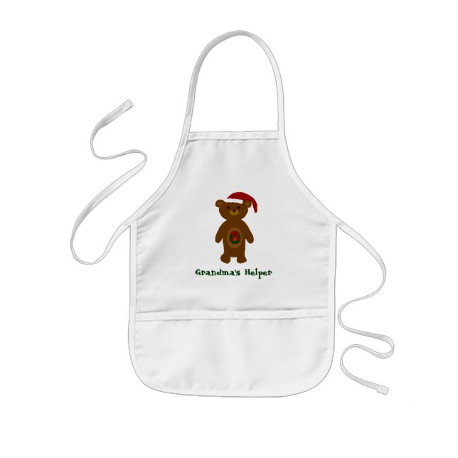 Delantal Infantil Apron, ayudante de Navidades de la abuela - Apron  (Frente)