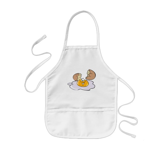 Delantal Infantil Apron boy girl children egg fried cook kitchen (Frente)