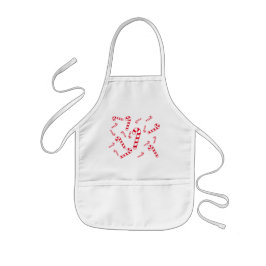 Delantal Infantil Apron - Candy Rojo