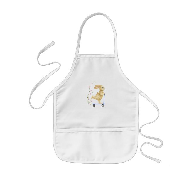 Delantal Infantil Apron Children - Cute Rabbit (Frente)