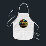 Delantal Infantil Apron Children's a Hanukkah es Funukkah Chanukah<br><div class="desc">Un delantal para niños de Hanukkah. Este delantal de "A Funnukah Hanukkah" hace un regalo maravilloso para cualquier niño este Chanukah. ¡Úsalo para cocinar, hacer artesanías o jugar para hacer el día de cualquier niño! Personalice borrando texto, "Con Alex" y agregando el suyo propio. Elija su estilo de fuente, color...</div>