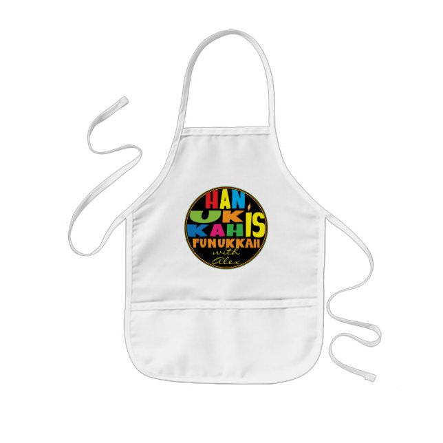 Delantal Infantil Apron Children's a Hanukkah es Funukkah Chanukah (Frente)