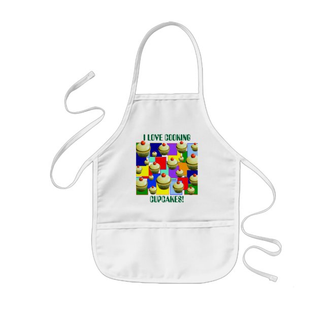 Delantal Infantil Apron CUPCAKES (Frente)
