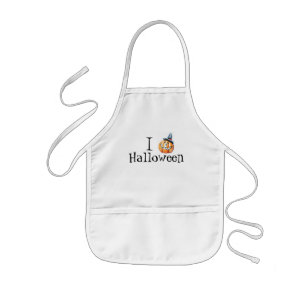 Delantal Infantil Apron de calabaza de Halloween