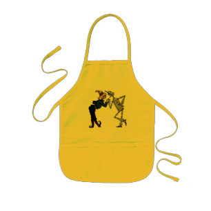 Delantal Infantil Apron de espantapájaros y el hombre de estaño