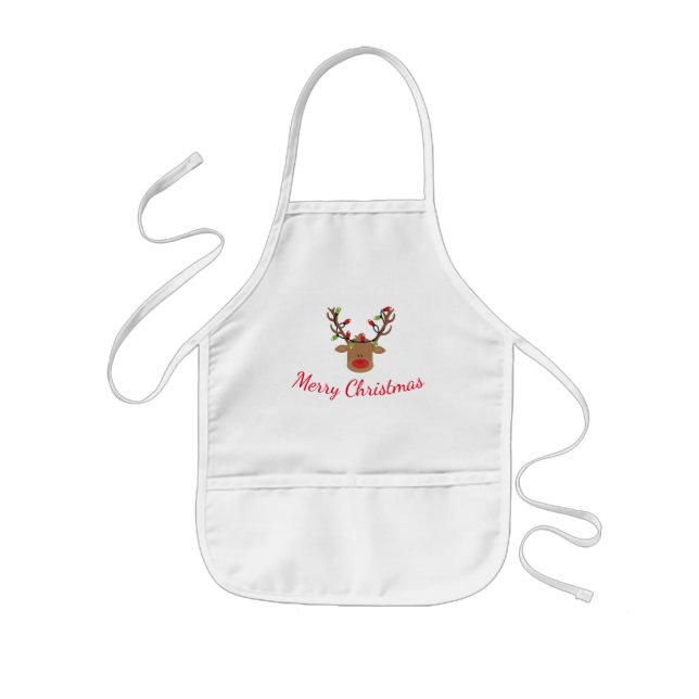 Delantal Infantil Apron de feriado infantil (Frente)