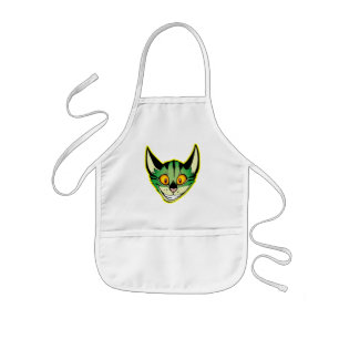 Delantal Infantil Apron de gato Personalizado fluorescente