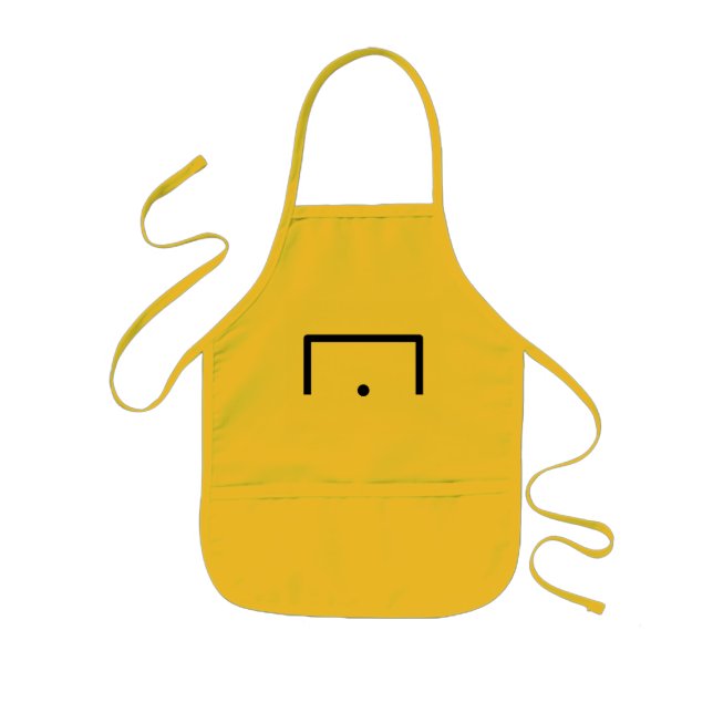 Delantal Infantil Apron de gol largo (Frente)