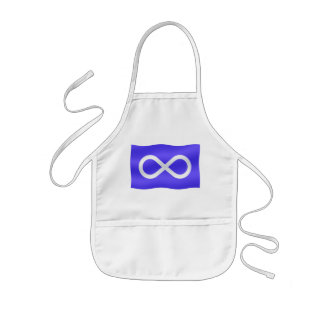 Delantal Infantil Apron de la bandera de las primeras naciones Metis
