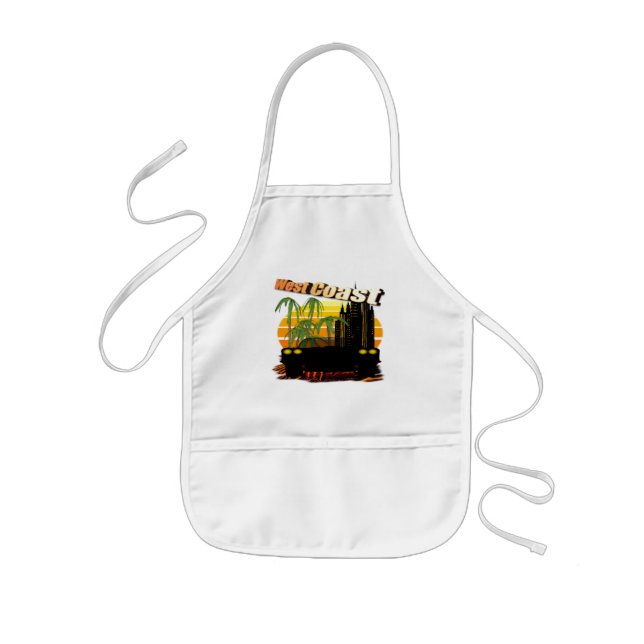 Delantal Infantil Apron de la Costa Oeste (Frente)