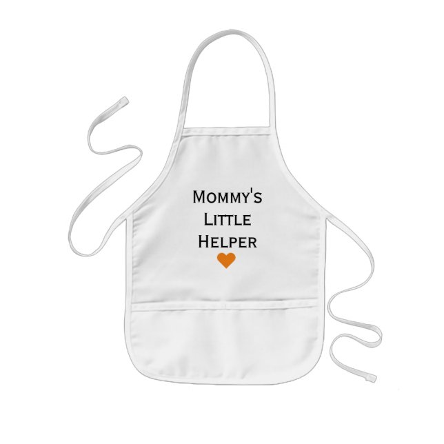 Delantal Infantil Apron de la pequeña ayudante de mamá (Frente)