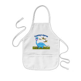 Delantal Infantil Apron de los niños de Dinosaur