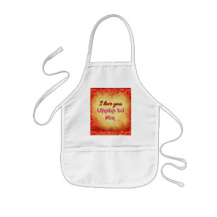 Delantal Infantil Apron de los niños en armenio