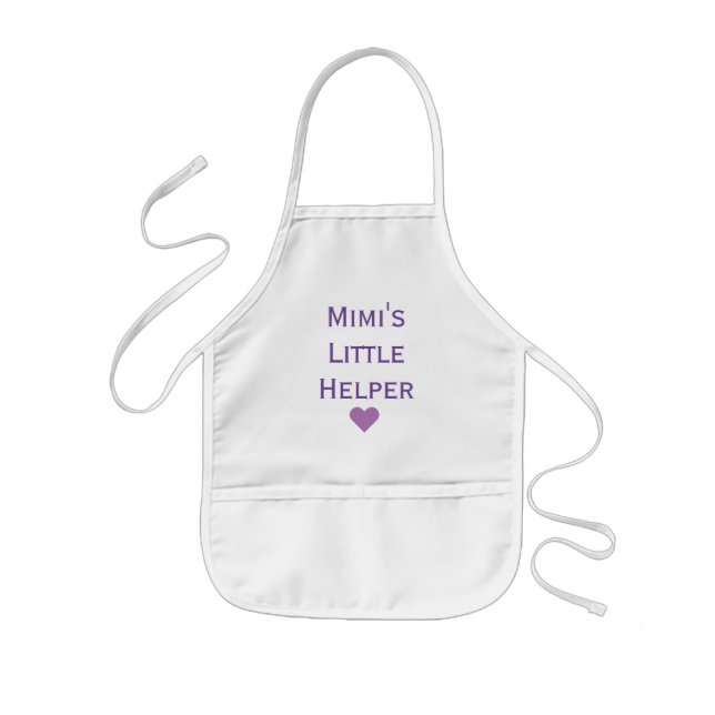 Delantal Infantil Apron de los niños pequeños ayudantes de Mimi (Frente)