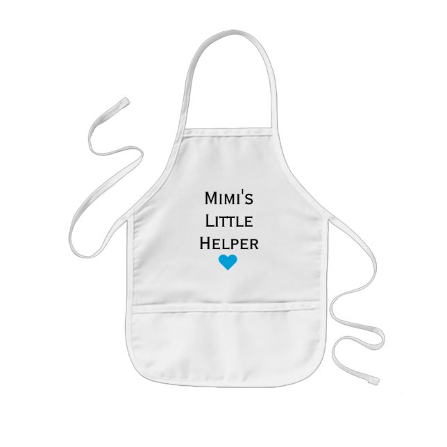 Delantal Infantil Apron de los niños pequeños ayudantes de Mimi (Frente)