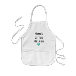 Delantal Infantil Apron de los niños pequeños ayudantes de Mimi